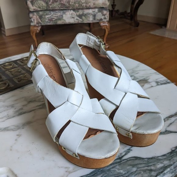 White platform heels - Picture 1 of 2